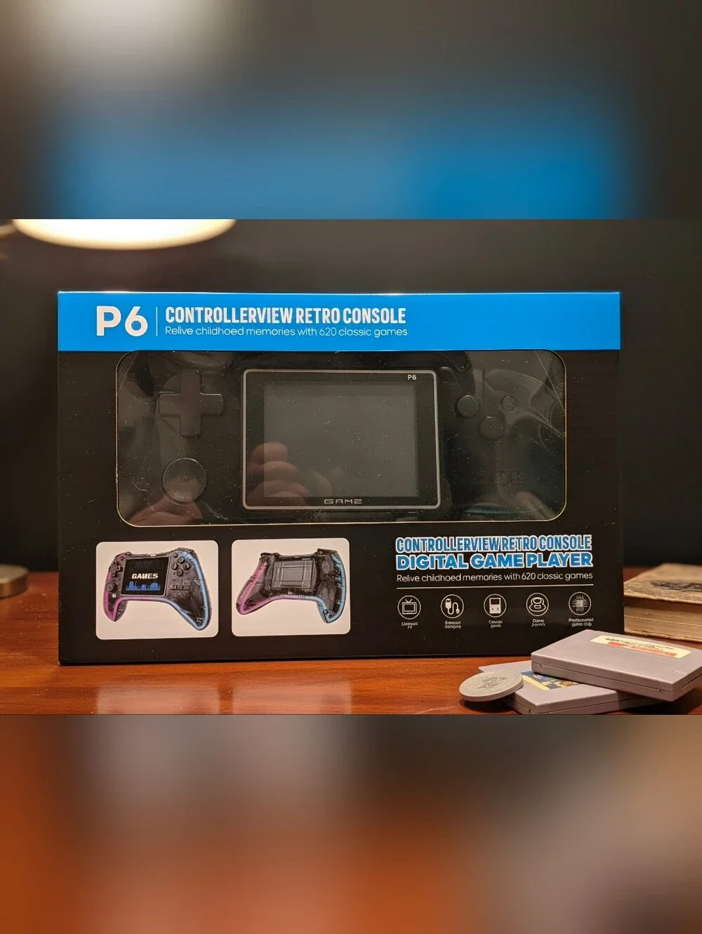 P6 Controllerview Retro Console Digital Game Player $30 For ONE BOX